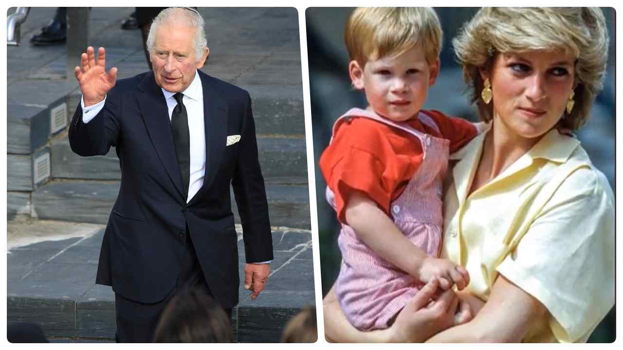 Carlo, Lady Diana, Harry